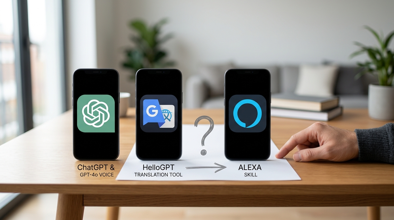 hello GPT下载与官方ChatGPT GPT-4o名称关系辨析图